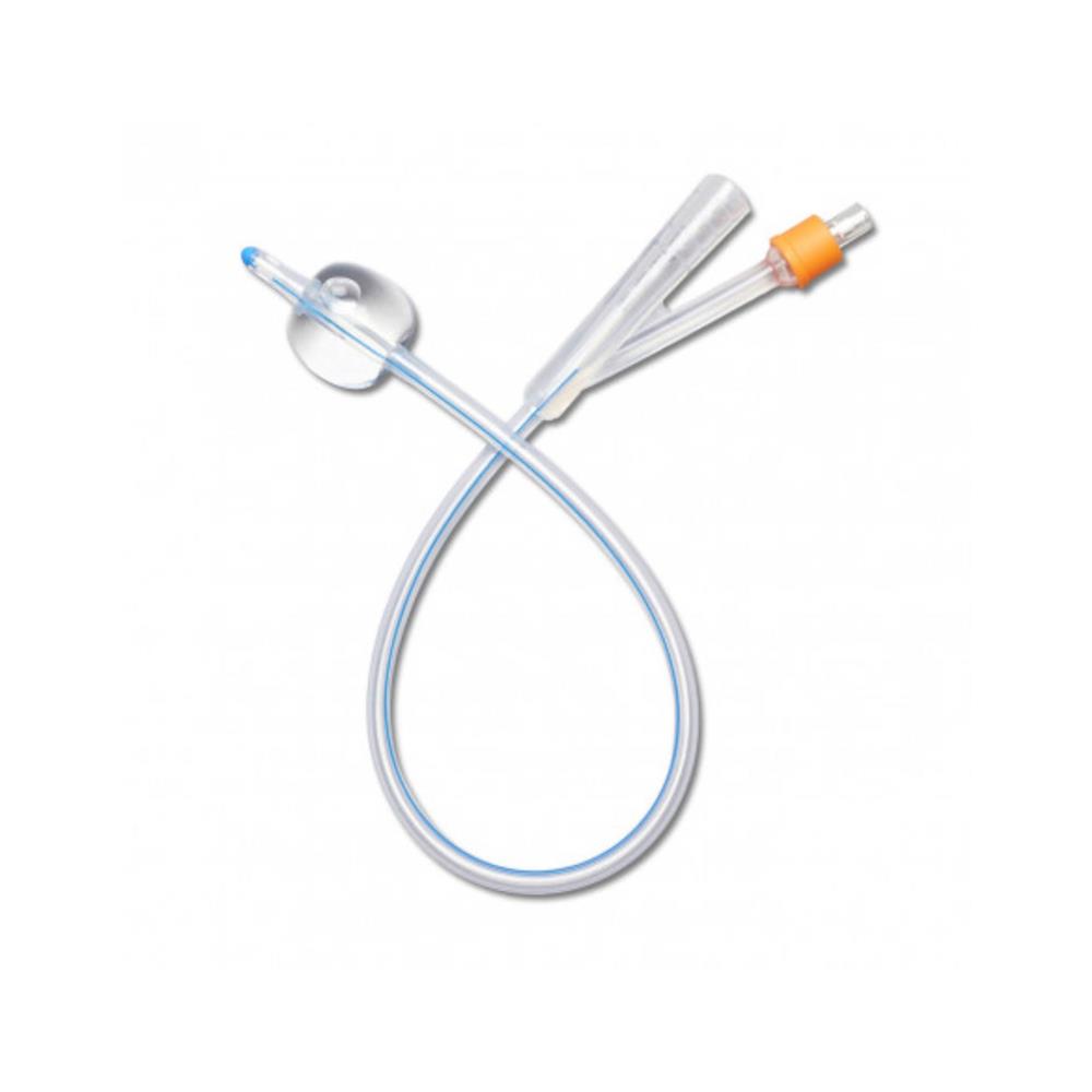 Καθετήρας 2Way Foley 100% σιλικόνης από Ch08 έως Ch24