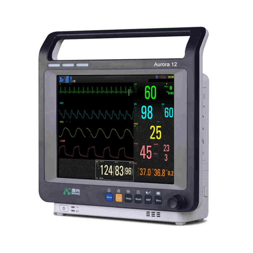 Monitor ζωτικών παραμέτρων ασθενή με EtCO2, 2-IBP, NIBP, RESP, TEMP, PR, HR