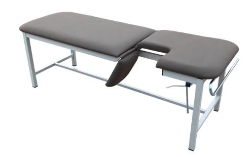 Κρεβάτι εξεταστικό καρδιολογικό βαμμένο με πλαϊνό άνοιγμα μαύρο